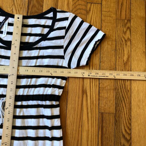 West Marine NWOT Women's Black White Striped Beachside Maxi Dress Size M - Picture 4 of 6